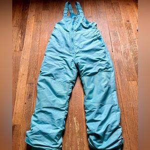 All In Motion Girls Snow Sport Bib, Water / Wind Resistant Size L 10/12